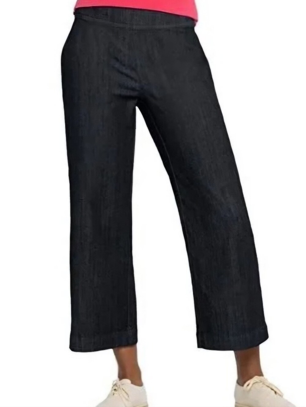 NIC+ZOE Wide-Leg Side Zip Denim Pants 14